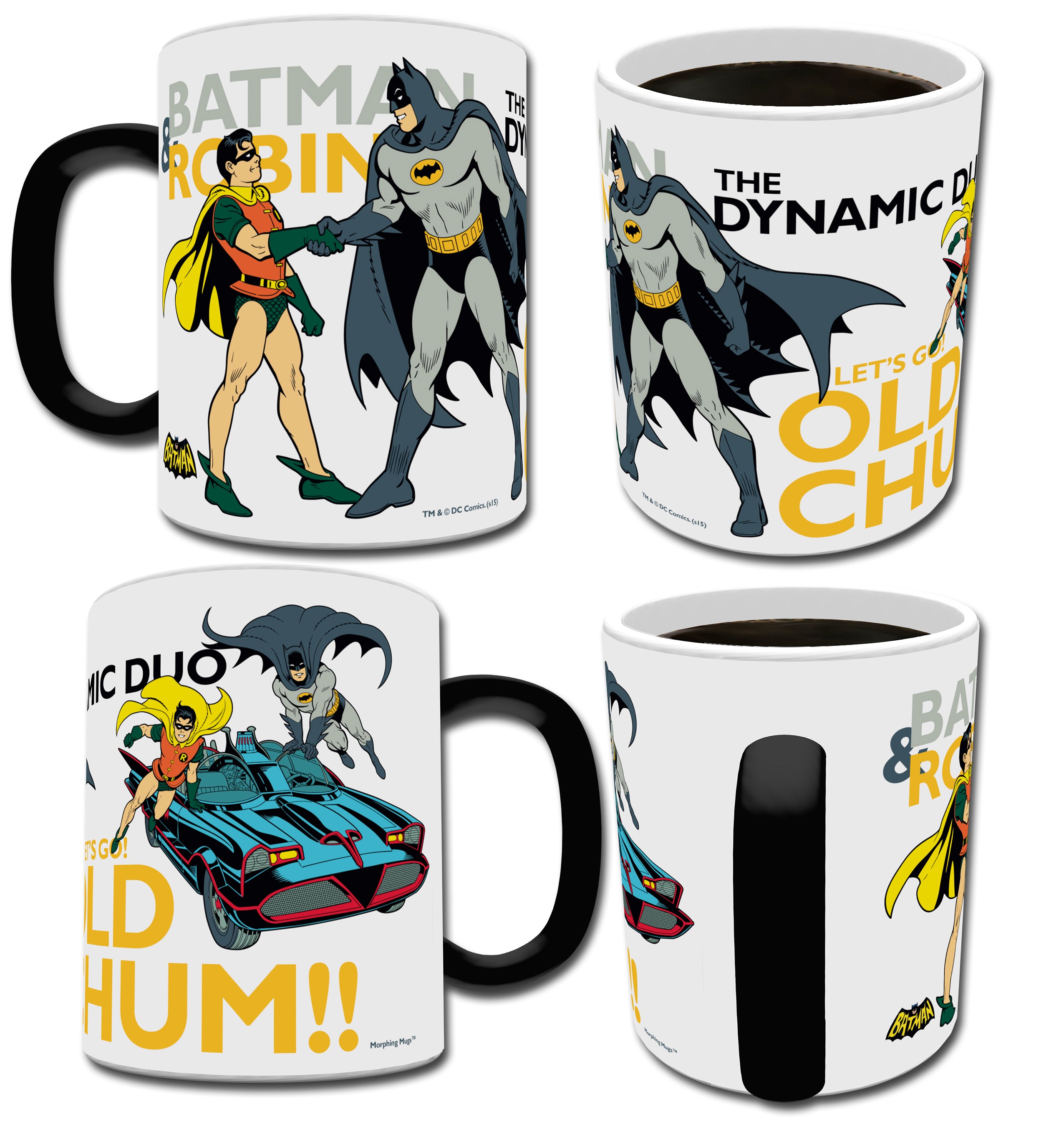 DC Comics (Batman: Classic TV Series - Dynamic Duo) Morphing Mugs® Heat-Sensitive Mug MMUG173